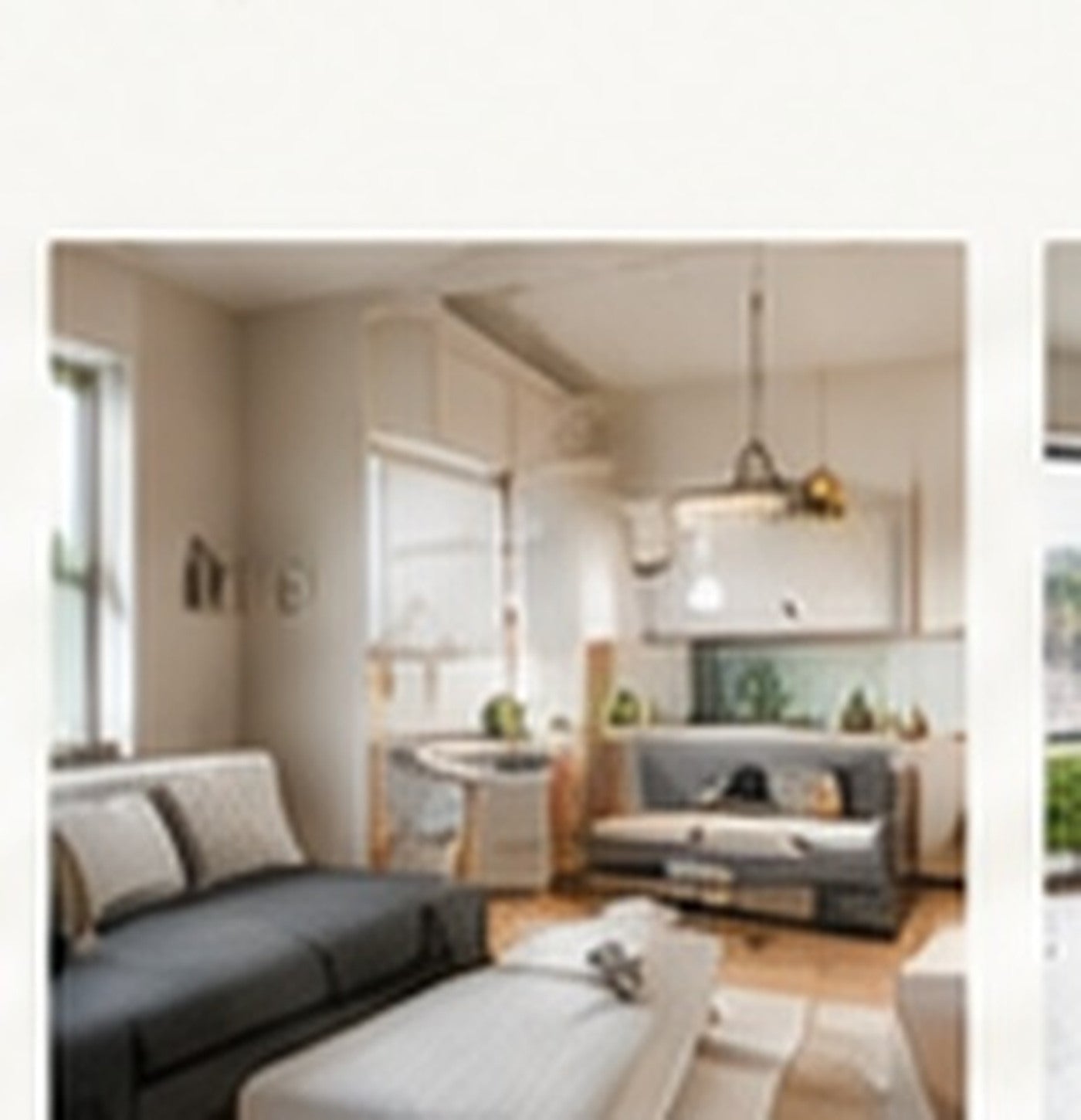 Lys bolig efter renovering