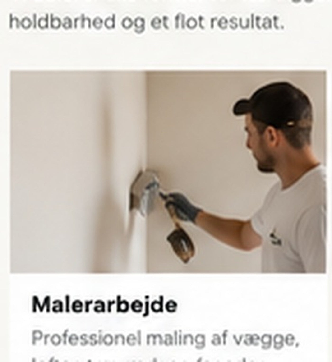 Malerarbejde