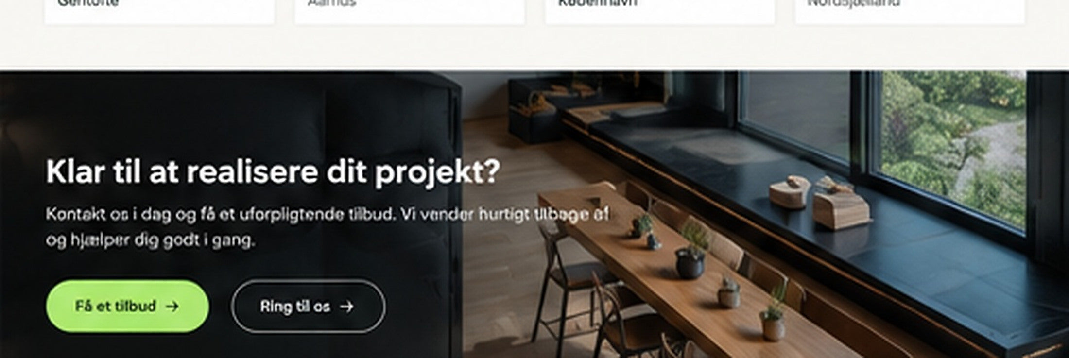 Renoveret boliginteriør