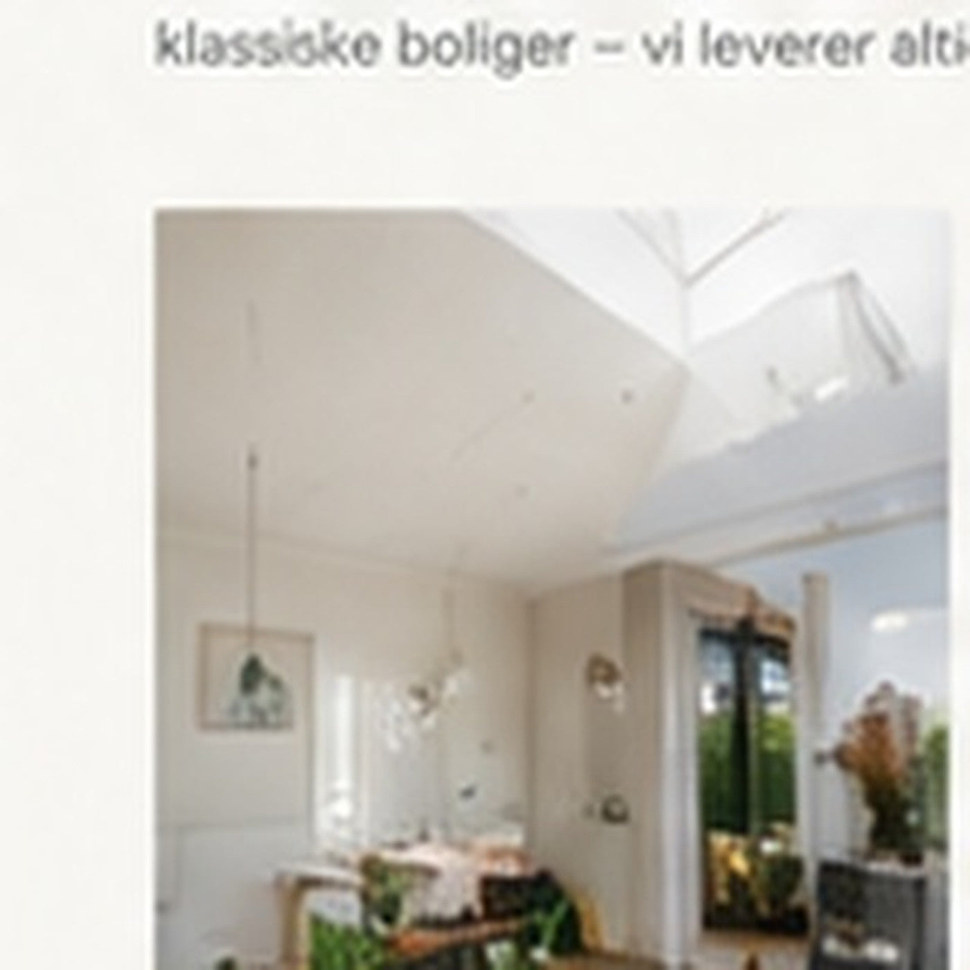 Færdigt boligprojekt
